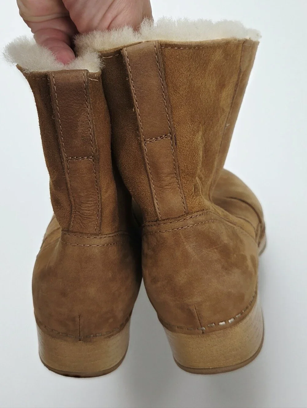Dansko bettie genuine shearling lined boot Tan Brown Size 40
